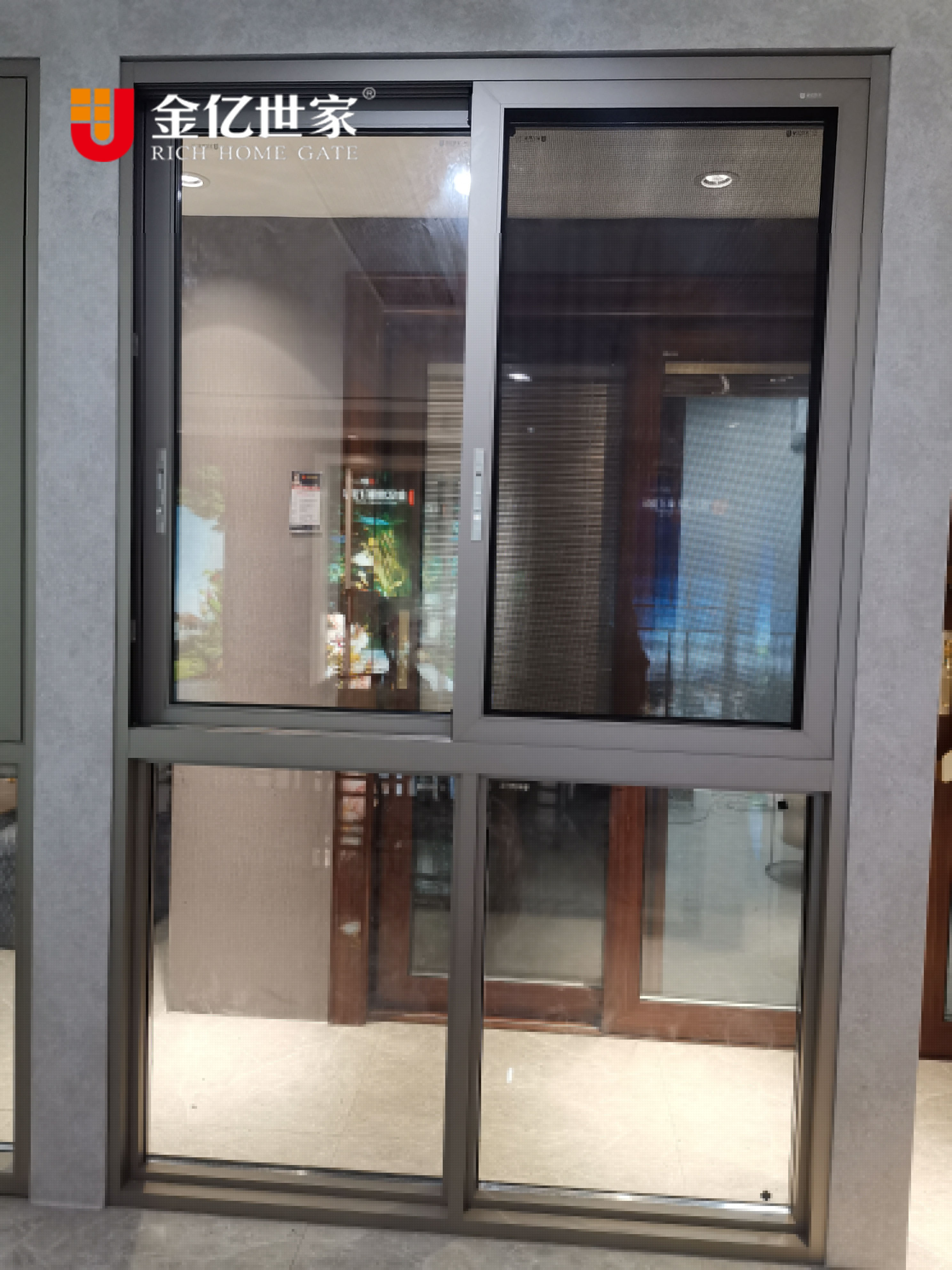 全屋門窗定制廠家金億世家新品120斷橋推拉窗榮耀上市